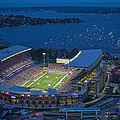 Husky Stadium and the Lake Photograph by Max Waugh Husky Stadium and the Lake Photograph by Max Waugh