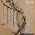 The Staircase by Paul Cesar Helleu The Staircase by Paul Cesar Helleu