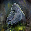 The Thinker Painting by Norman Klein The Thinker Painting by Norman Klein
