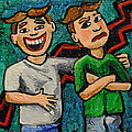 The Twin Split Painting by Patricia Arroyo The Twin Split Painting by Patricia Arroyo