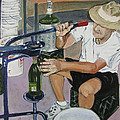 The Wine Maker Painting by Mary Capriole The Wine Maker Painting by Mary Capriole