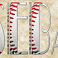 The Word Is BASEBALL Photograph by Andee Design