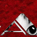 The Word Is Cat BW On Red Photograph by Andee Design
