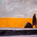 The Yellow Wall Painting by Nancy Merkle The Yellow Wall Painting by Nancy Merkle