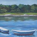 Three Dories Pastel by Carol Corliss