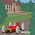 Tintin Grand Prix de Moulinsart 1965 Digital Art by Georgia Fowler Tintin Grand Prix de Moulinsart 1965 Digital Art by Georgia Fowler