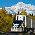 Tractor-trailer Photograph by Mark Newman Tractor-trailer Photograph by Mark Newman