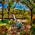 Tropical Garden Painting by Omaste Witkowski Tropical Garden Painting by Omaste Witkowski