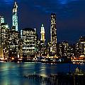 Twilight NYC Panorama Photograph by Mitchell R Grosky Twilight NYC Panorama Photograph by Mitchell R Grosky