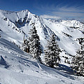 Twin Peaks from Hidden Peak Photograph by Brett Pelletier Twin Peaks from Hidden Peak Photograph by Brett Pelletier