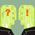 Two Men Face To Face With Circuit Board Photograph by Ikon Ikon Images Two Men Face To Face With Circuit Board Photograph by Ikon Ikon Images