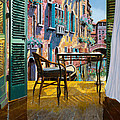 Un Soggiorno A Venezia Painting by Guido Borelli Un Soggiorno A Venezia Painting by Guido Borelli