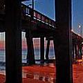 Under The Gulf State Pier Digital Art by Michael Thomas Under The Gulf State Pier Digital Art by Michael Thomas