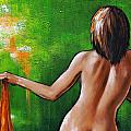 Undressed Painting by Glenn Pollard Undressed Painting by Glenn Pollard