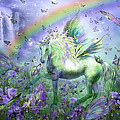 Unicorn Of The Butterflies Mixed Media by Carol Cavalaris Unicorn Of The Butterflies Mixed Media by Carol Cavalaris