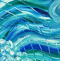 Universal Waves Painting by Amelie Simmons Universal Waves Painting by Amelie Simmons