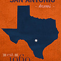 University Of Texas At San Antonio Roadrunners College Town State Map Poster Series No 111 by Design Turnpike University Of Texas At San Antonio Roadrunners College Town State Map Poster Series No 111 by Design Turnpike