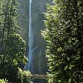 Upper And Lower Multhnomah Falls by Christiane Schulze Art And Photography Upper And Lower Multhnomah Falls by Christiane Schulze Art And Photography