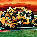 Valentino Rossi The Doctor Painting by Paul Meijering Valentino Rossi The Doctor Painting by Paul Meijering