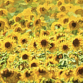Van Gogh Sunflowers Painting by David Letts Van Gogh Sunflowers Painting by David Letts