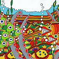 Vegetarians and Meat Eaters by Rojax Art