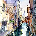 Venetian Canal V Painting by Maria Rabinky Venetian Canal V Painting by Maria Rabinky