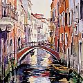 Venetian Sunlight Painting by Maria Rabinky Venetian Sunlight Painting by Maria Rabinky