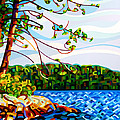 View From Mazengah Painting by Mandy Budan View From Mazengah Painting by Mandy Budan