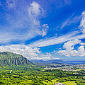 View From the Pali Lookout Photograph by Aloha Art