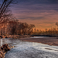 View of a Gravel Bar  by Larry Braun