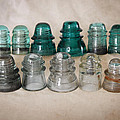 Vintage Glass Insulators Photograph by Phil Perkins Vintage Glass Insulators Photograph by Phil Perkins