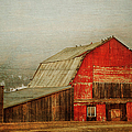 Vintage Red Barn Photograph by Theresa Tahara Vintage Red Barn Photograph by Theresa Tahara
