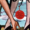 Vogue Cover Illustration Of Female Legs Wearing