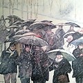 Walking In The Snow by Tomas Castano Walking In The Snow by Tomas Castano