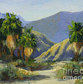 California Palms in the Preserve Painting by Maria Hunt California Palms in the Preserve Painting by Maria Hunt