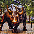 Wall Street Bull Photograph by David Smith Wall Street Bull Photograph by David Smith