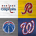 Washington DC Sports Fan Recycled Vintage License Plate Art Capitals Redskins Wizards Nationals Mixed Media by Design Turnpike Washington DC Sports Fan Recycled Vintage License Plate Art Capitals Redskins Wizards Nationals Mixed Media by Design Turnpike