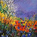 Wild Flowers 4110 Painting by Pol Ledent Wild Flowers 4110 Painting by Pol Ledent