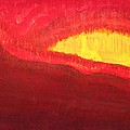 Wildfire Eye original painting Painting by Sol Luckman Wildfire Eye original painting Painting by Sol Luckman