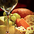 Wine And Cheese by Elena Elisseeva Wine And Cheese by Elena Elisseeva