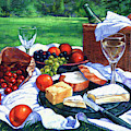Wine, Bread, Cheese, And Fruit Ready Photograph by Ikon Ikon Images Wine, Bread, Cheese, And Fruit Ready Photograph by Ikon Ikon Images