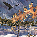 Winter Drift Painting by Anne Gifford Winter Drift Painting by Anne Gifford
