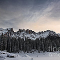 Winter On The Carezza Lake by Yuri San Winter On The Carezza Lake by Yuri San