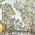 Winter Palace Saint Petersburg Painting by Maria Rabinky Winter Palace Saint Petersburg Painting by Maria Rabinky