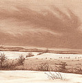 Wintry Meadow Painting by Peter Rashford Wintry Meadow Painting by Peter Rashford