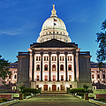 Wisconsin State Capitol Building at Night Photograph by Sebastian Musial Wisconsin State Capitol Building at Night Photograph by Sebastian Musial