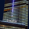 World Trade Center Mast Reflection Photograph by Susan Candelario World Trade Center Mast Reflection Photograph by Susan Candelario