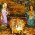 Xmas Baby Jesus Photo Art by Thomas Woolworth Xmas Baby Jesus Photo Art by Thomas Woolworth