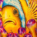 Yellow Clownfish Painting by Daniel Jean-Baptiste Yellow Clownfish Painting by Daniel Jean-Baptiste