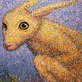 Yellow Rabbit Painting by James W Johnson Yellow Rabbit Painting by James W Johnson
